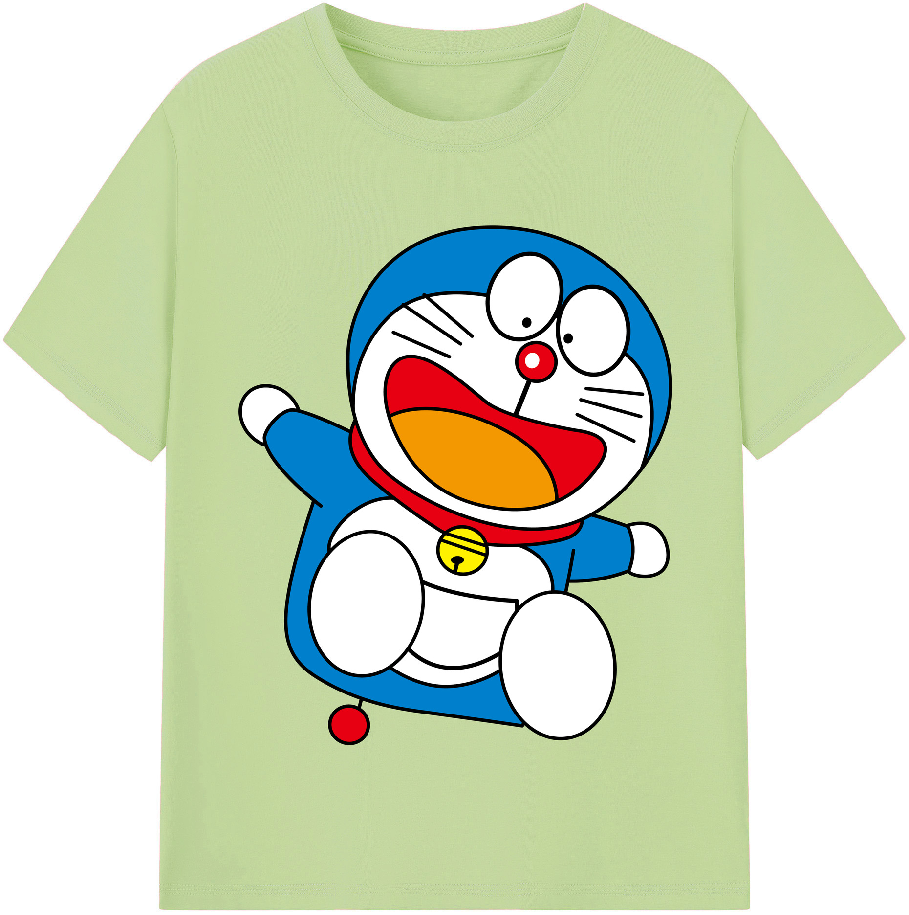 （画像用） ドラえもん Doraemon 綿100％半袖Tシャツ（フロントプリント）